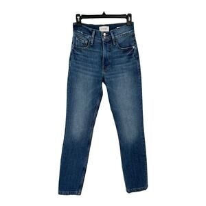 Frame Jeans Le Sylvie Slender Straight leg blue size 24